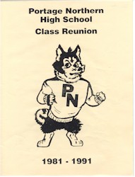Portage Northern High School - Class Reunion - 1981-1991